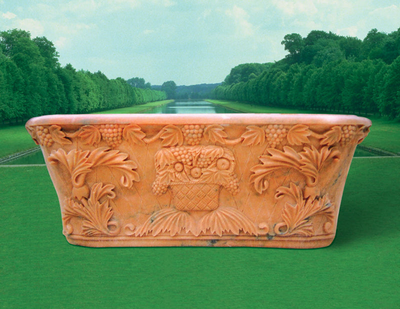 BEAUTIFUL STONE CARVED BATH TUB